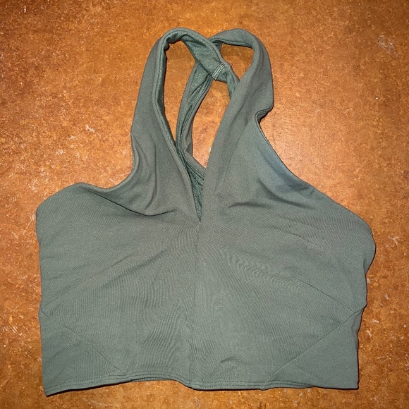 lululemon athletica Other - Green Lululemon Front Cross Sports Bra